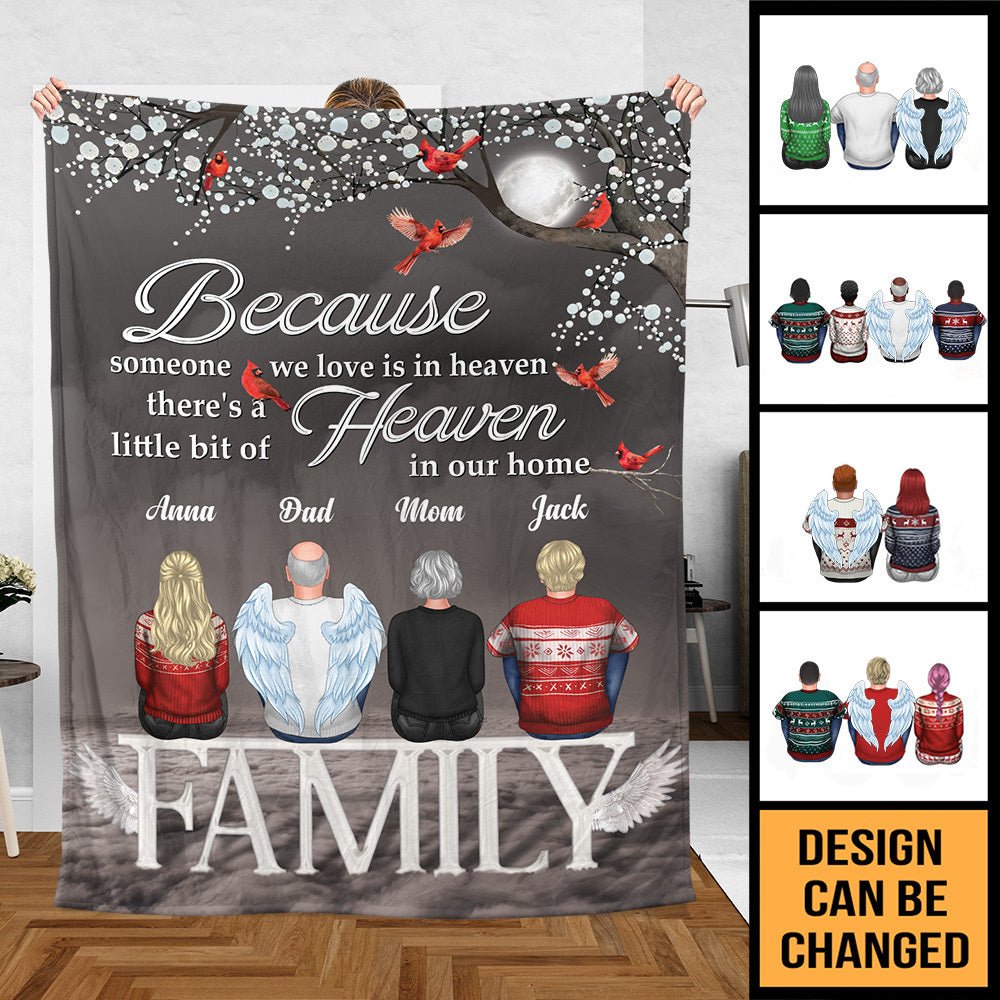 A Hug From Heaven - Personalized Blanket - Best Gift For Family - Giftago
