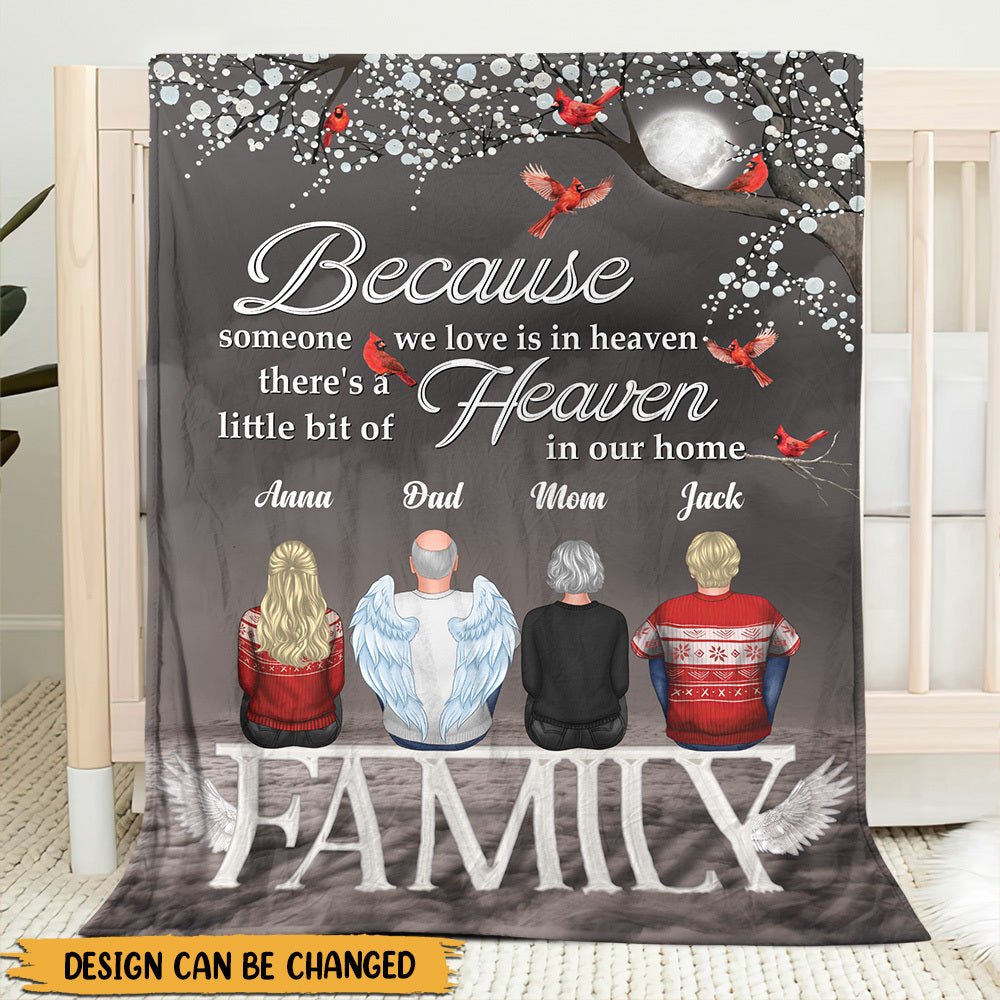 A Hug From Heaven - Personalized Blanket - Best Gift For Family - Giftago