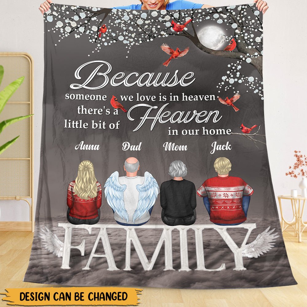 A Hug From Heaven - Personalized Blanket - Best Gift For Family - Giftago