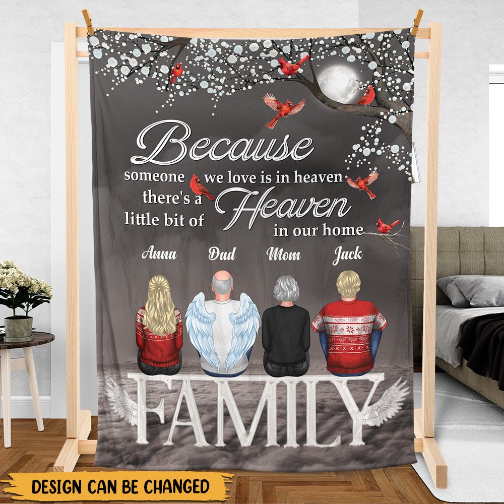 A Hug From Heaven - Personalized Blanket - Best Gift For Family - Giftago