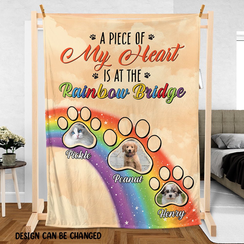 A Piece Of my Heart - Personalized Blanket - Best Gift For Pet Lovers - Giftago