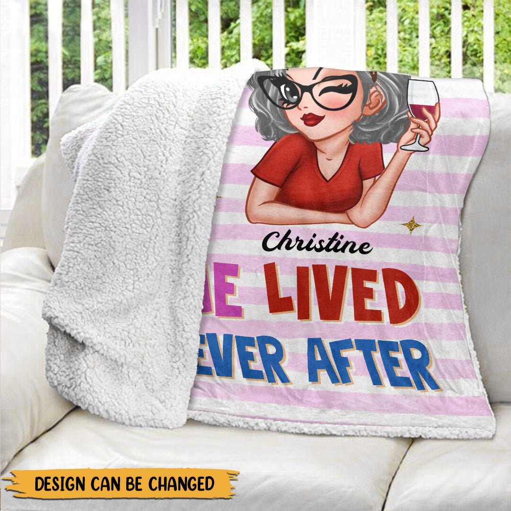 A Wise Woman Once Said - Personalized Blanket - Giftago