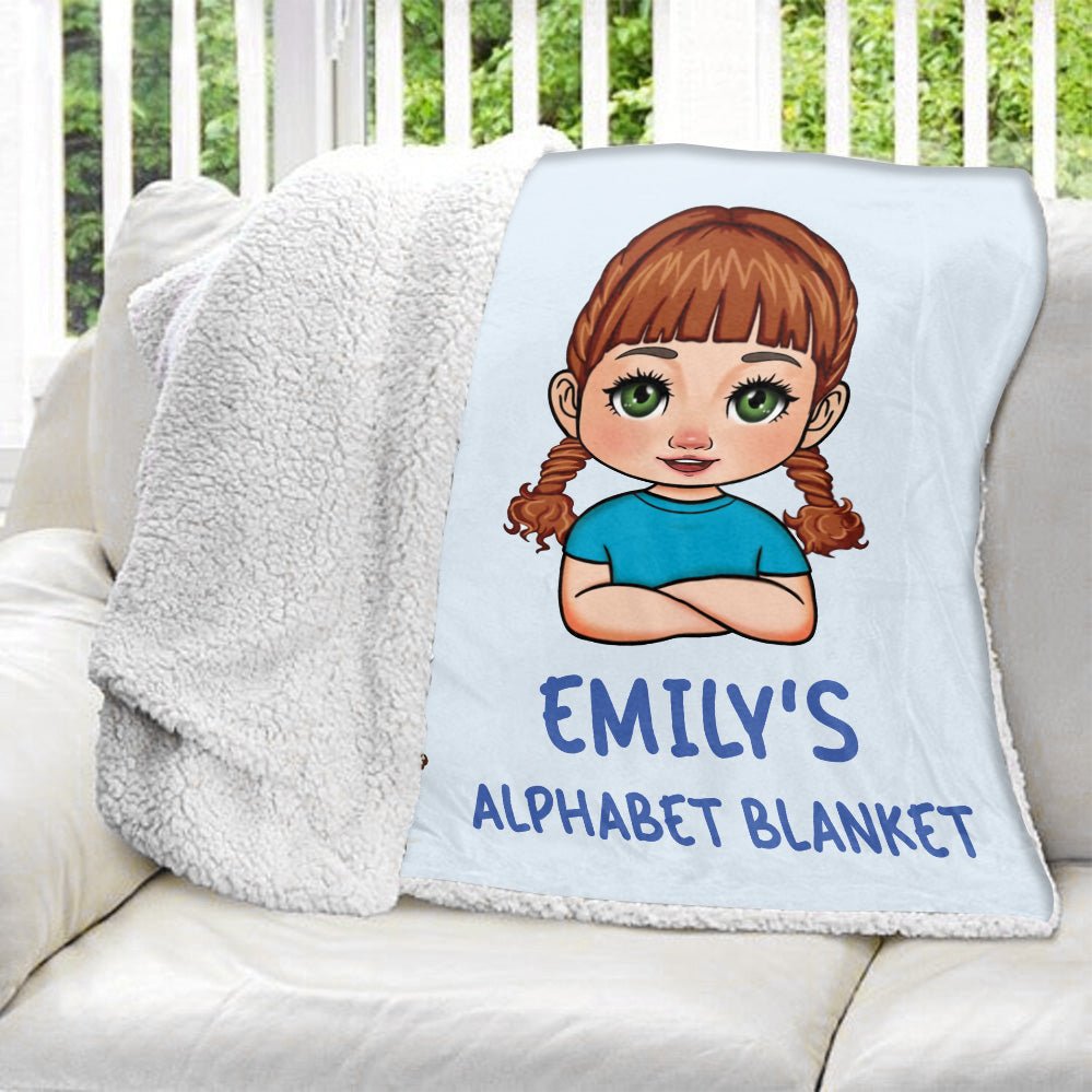 Alphabet Blanket - Personalized Blanket - Giftago