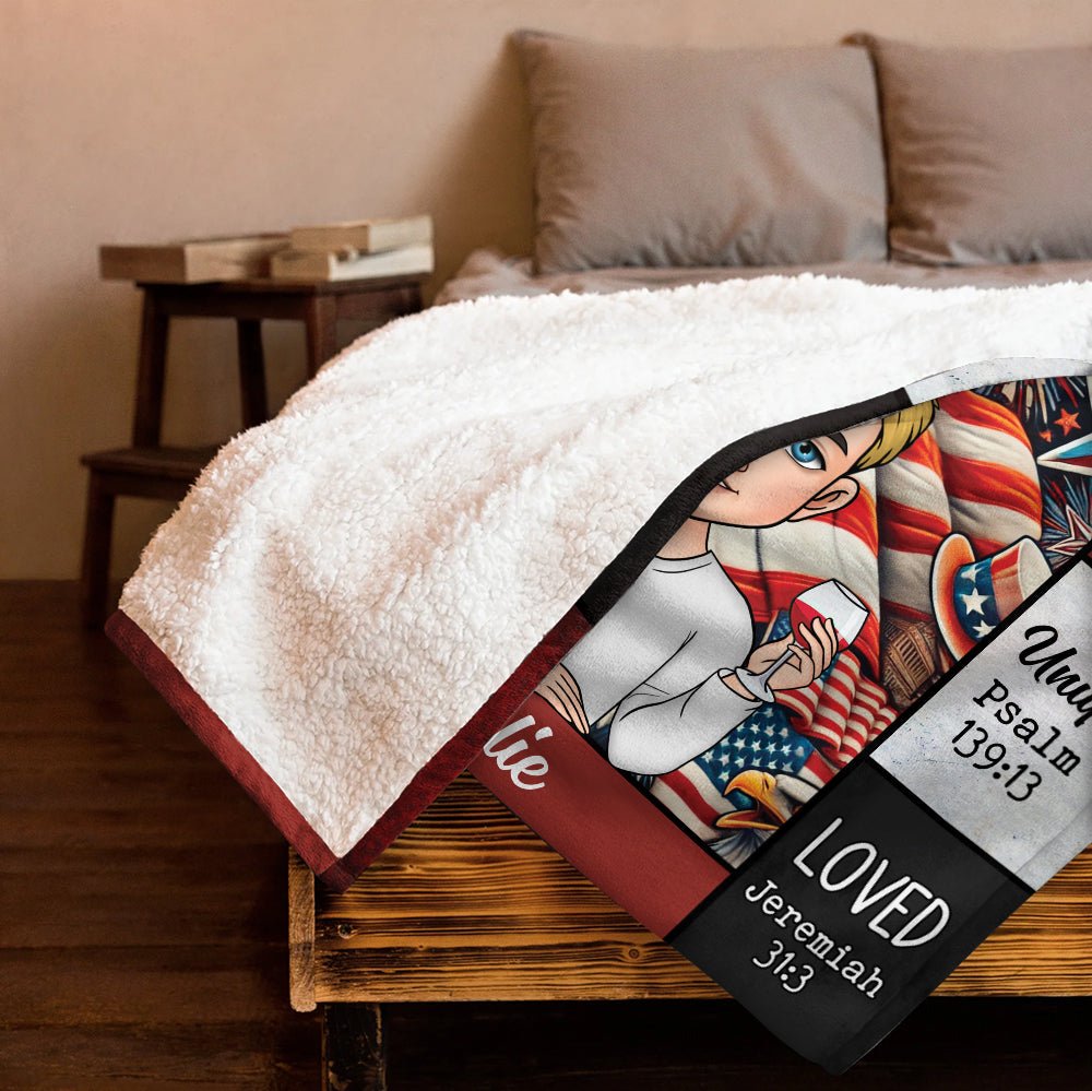 American God Says Blanket - Personalized Blanket