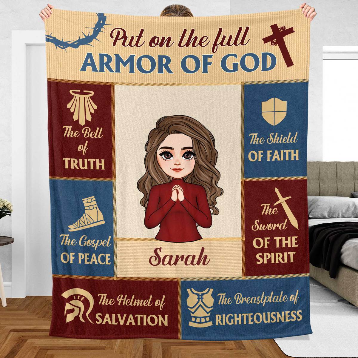 Amor Of God - Personalized Blanket - Best Gift For Mother, Grandma, For Birthday - Giftago