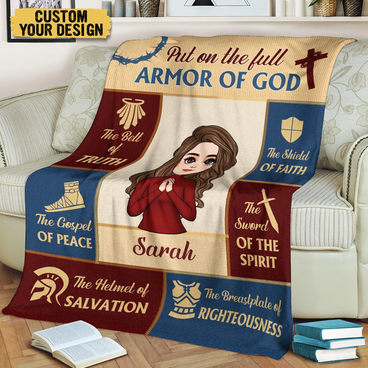 Amor Of God - Personalized Blanket - Best Gift For Mother, Grandma, For Birthday - Giftago