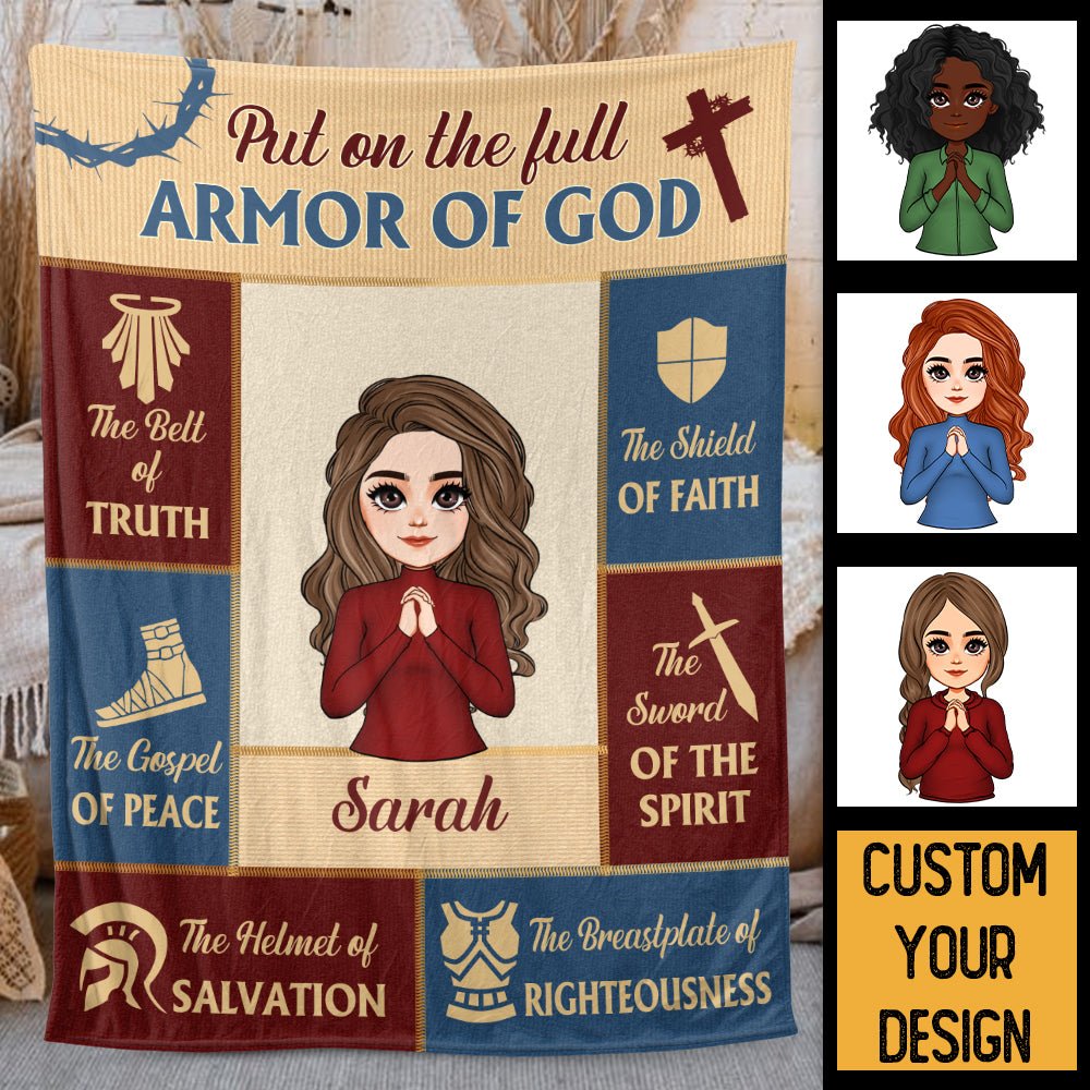 Amor Of God - Personalized Blanket - Best Gift For Mother, Grandma, For Birthday - Giftago