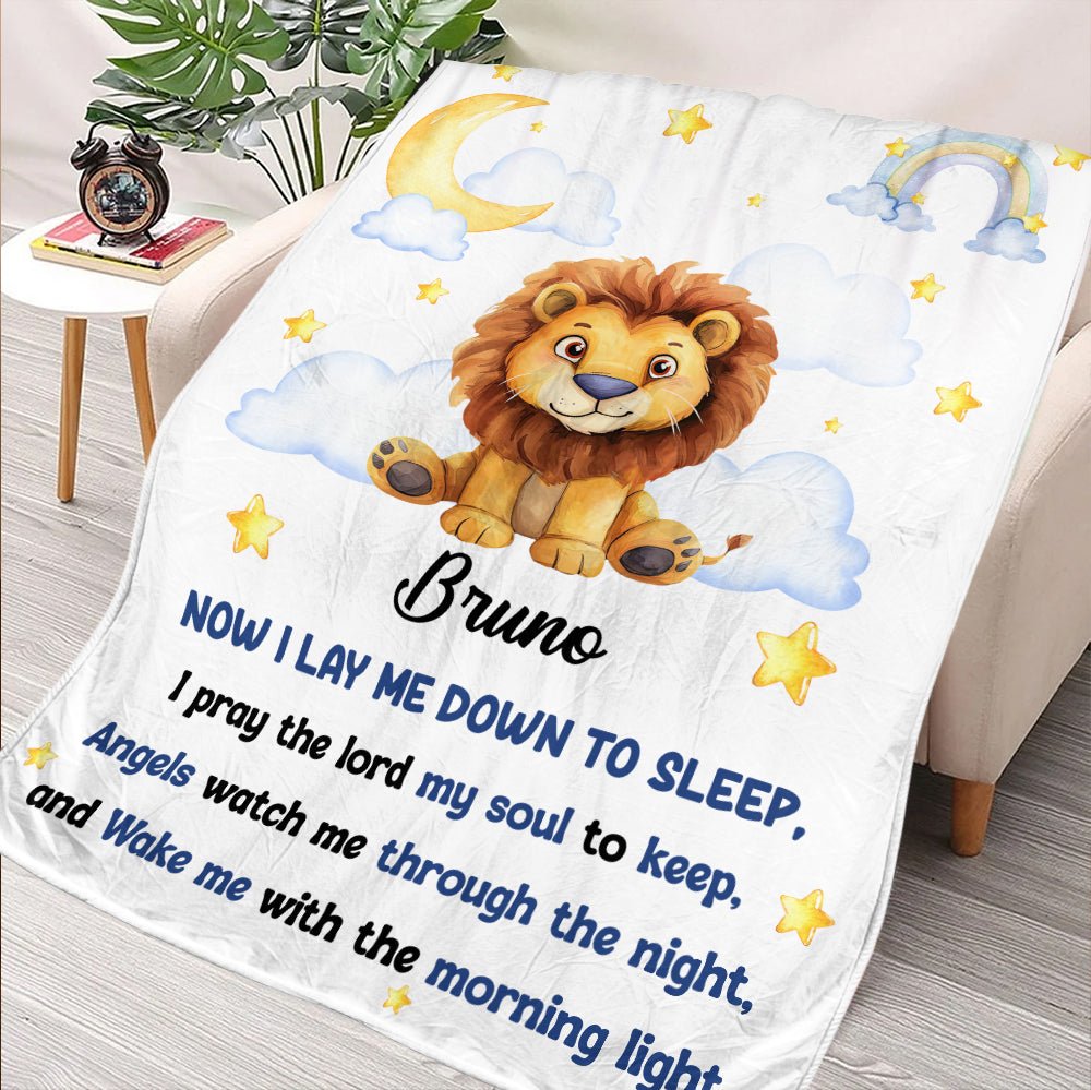 Animal Blanket Gift For Newborn Baby Blanket - Personalized Blanket - Giftago