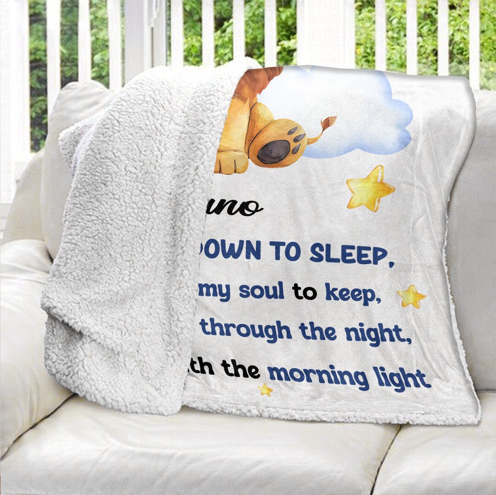 Animal Blanket Gift For Newborn Baby Blanket - Personalized Blanket - Giftago