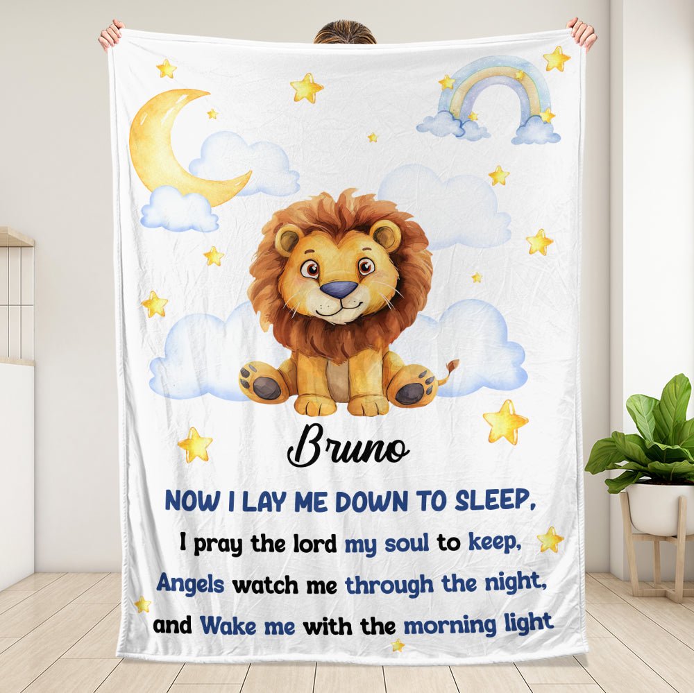 Animal Blanket Gift For Newborn Baby Blanket - Personalized Blanket - Giftago