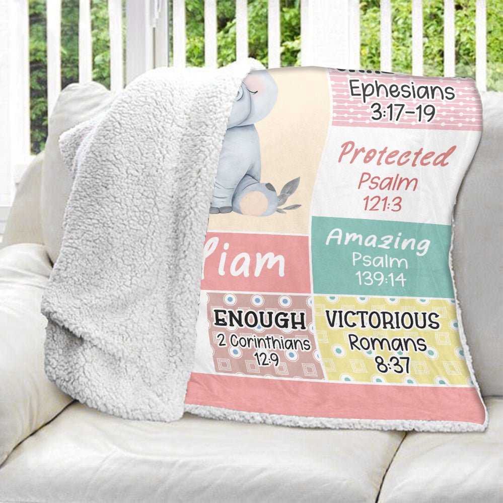 Animal God Says Blanket - Personalized Blanket