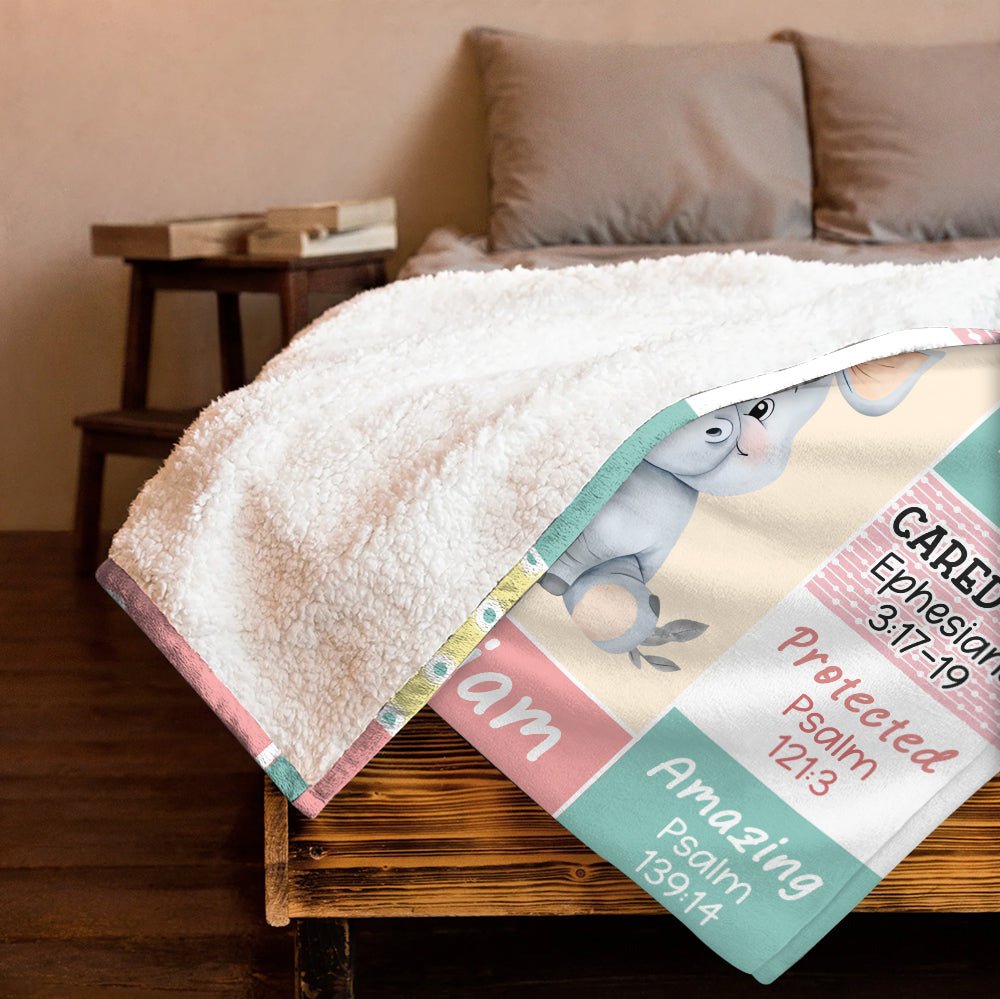 Animal God Says Blanket - Personalized Blanket