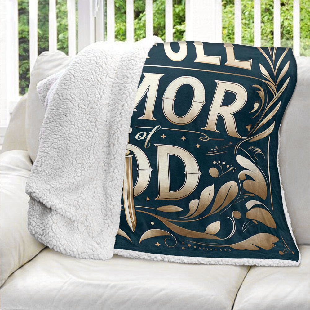 Armor Of God - Personalized Blanket