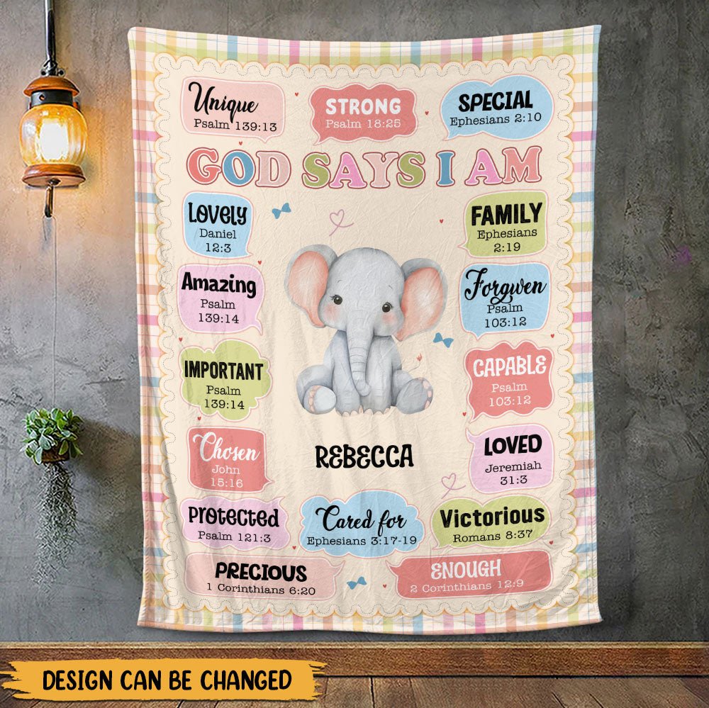 Baby Animal Blanket - Personalized Blanket