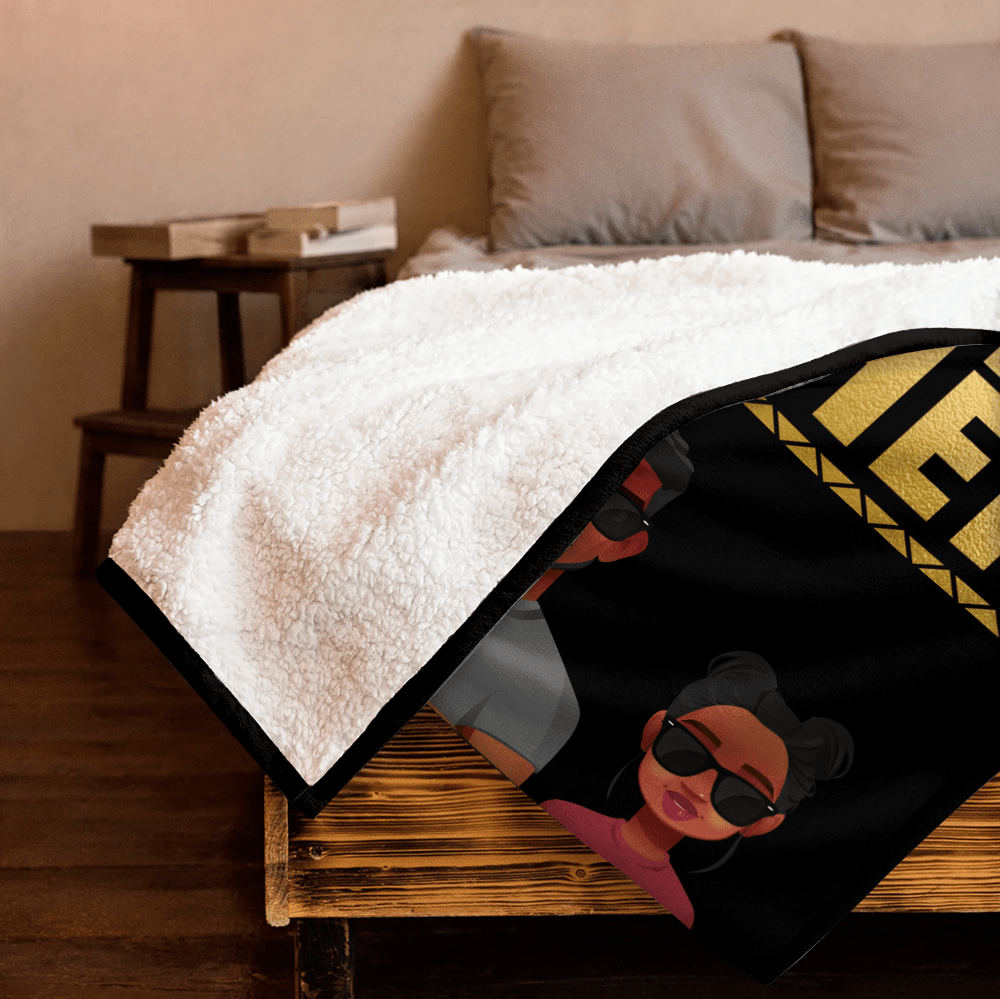 Black Father Personalized Blanket - Personalized Blanket - Giftago