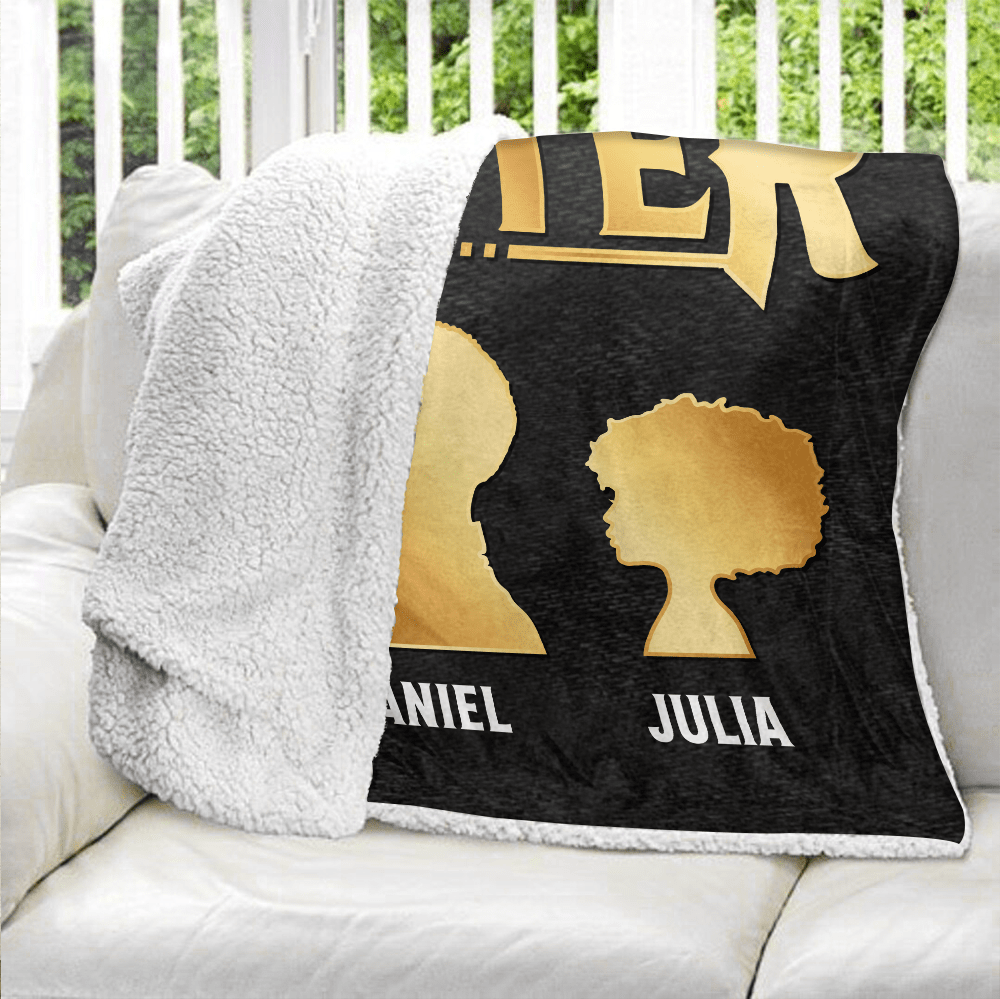 Black Fathers Matter - Personalized Blanket - Giftago