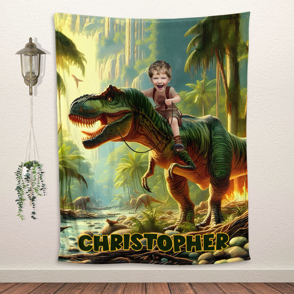 Dinos Blanket - Personalized Blanket