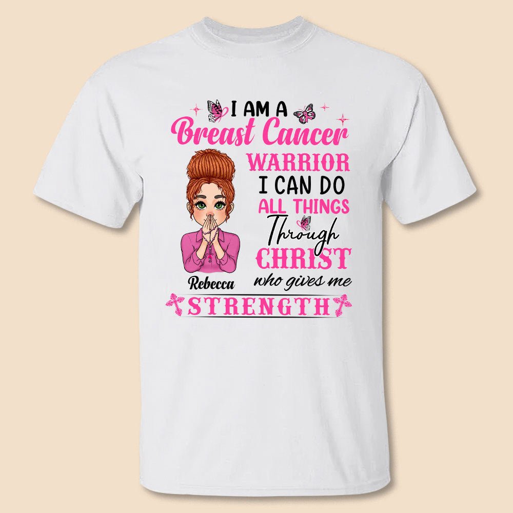 Breast Cancer - Personalized T-Shirt/ Hoodie - Breast Cancer Support Gift - Giftago