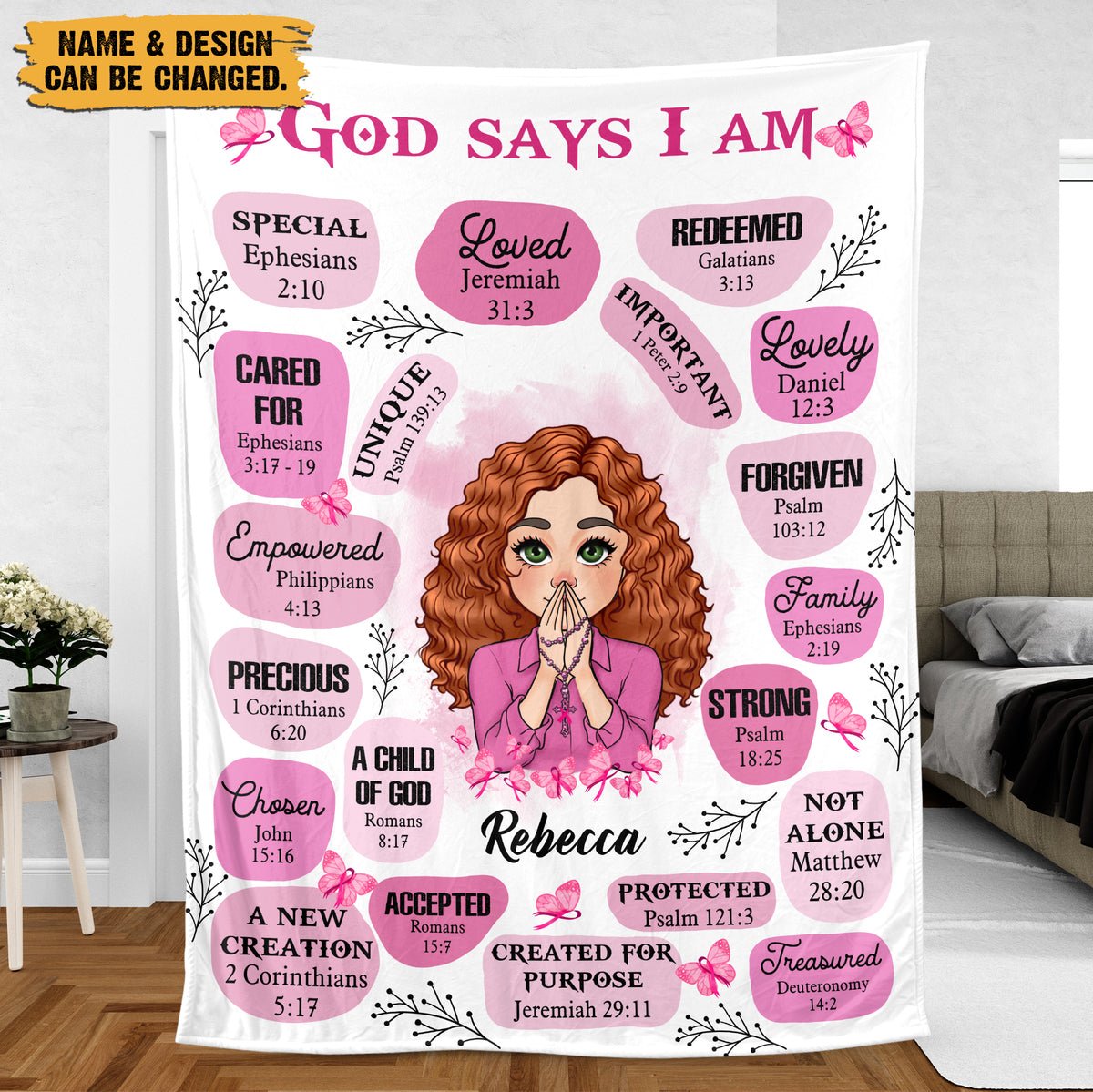Breast Cancer Support Gift - Personalized Blanket - Giftago