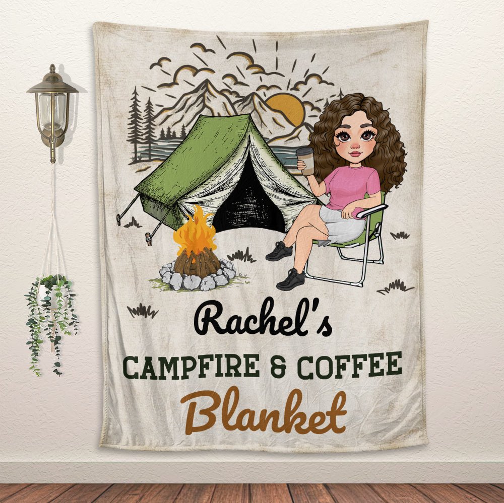 Campfire Blanket - Personalized Blanket - Giftago