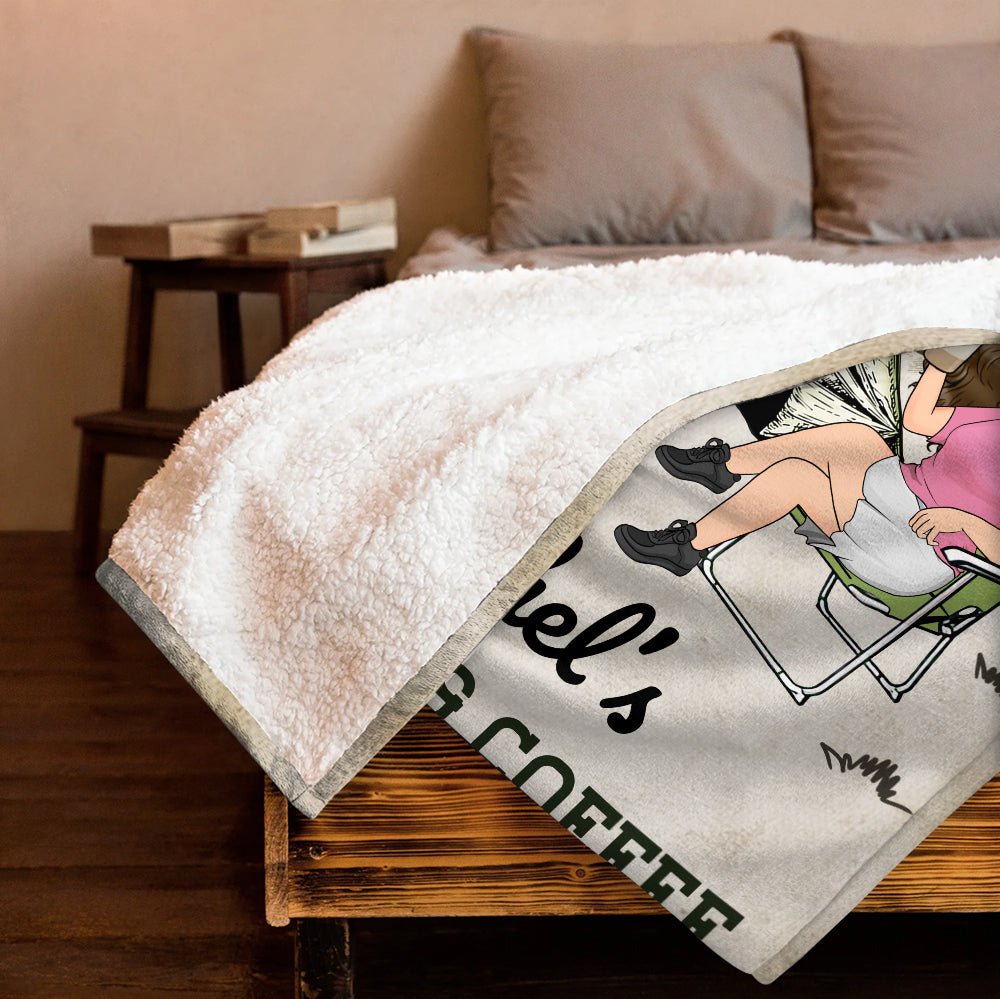 Campfire Blanket - Personalized Blanket - Giftago