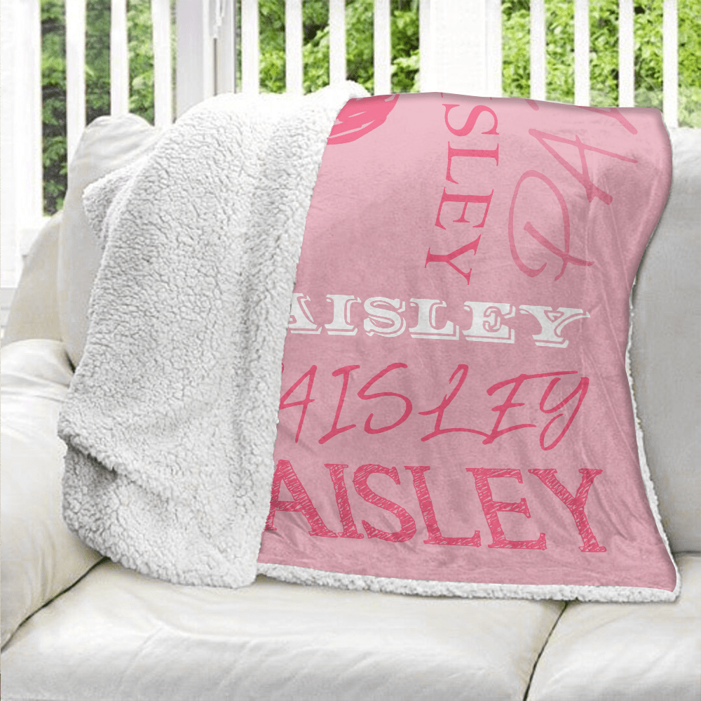 Custom Name Blanket - Personalized Blanket - Giftago