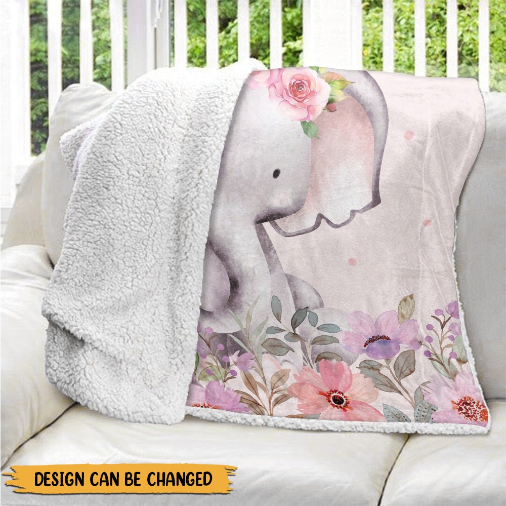 Cute Wild Animal Newborn - Personalized Blanket - Giftago