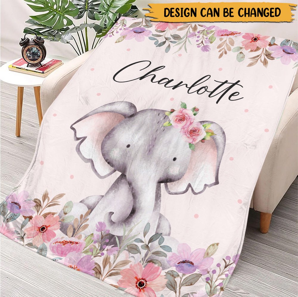 Cute Wild Animal Newborn - Personalized Blanket - Giftago