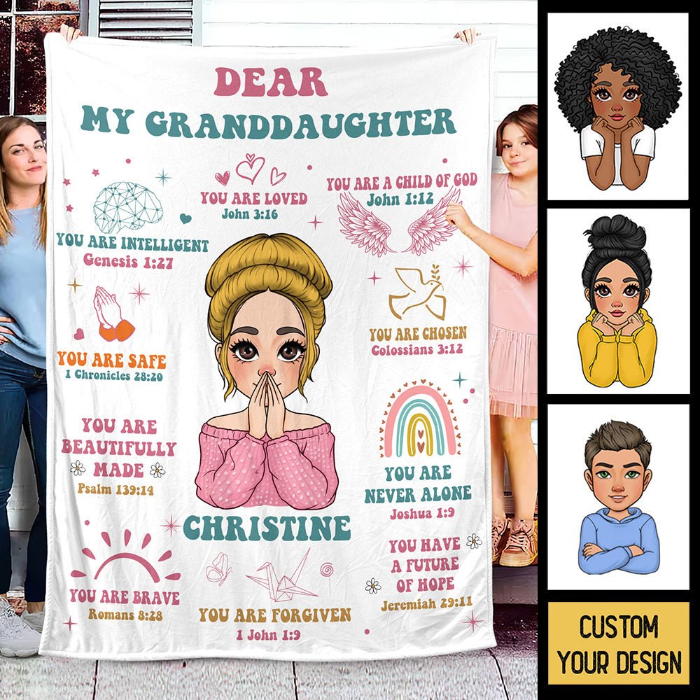Dear My Daughter - Personalized Blanket - Best Gift For Mom, Daughter, Sister, Friend, Wife - Giftago