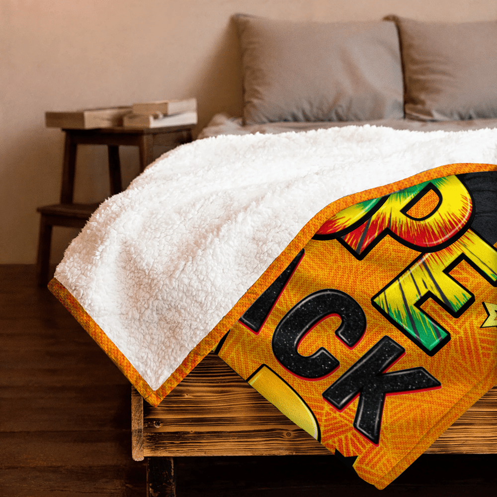 Dope Black Dad Ver 2 - Personalized Blanket - Giftago