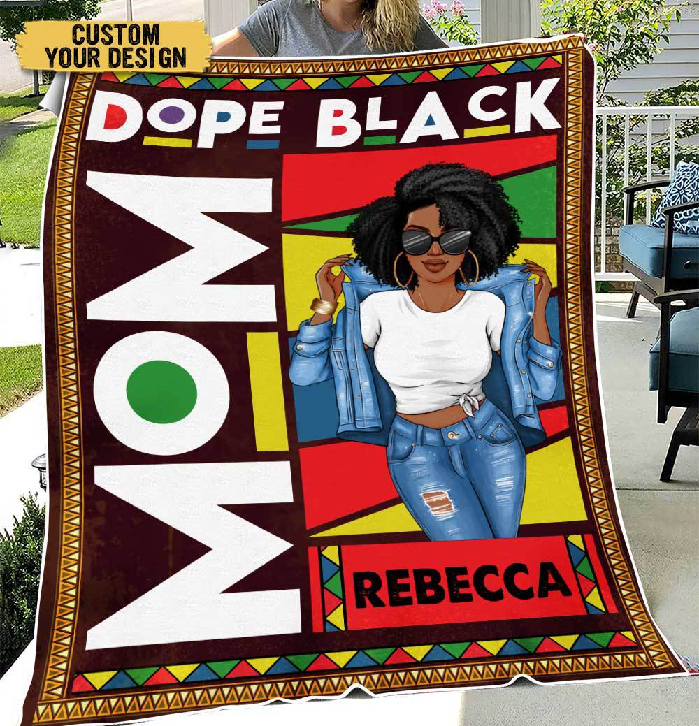 Dope Black - Personalized Blanket - Best Gift For Mother - Giftago