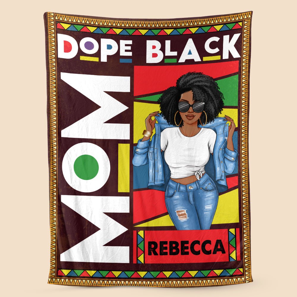 Dope Black - Personalized Blanket - Best Gift For Mother - Giftago