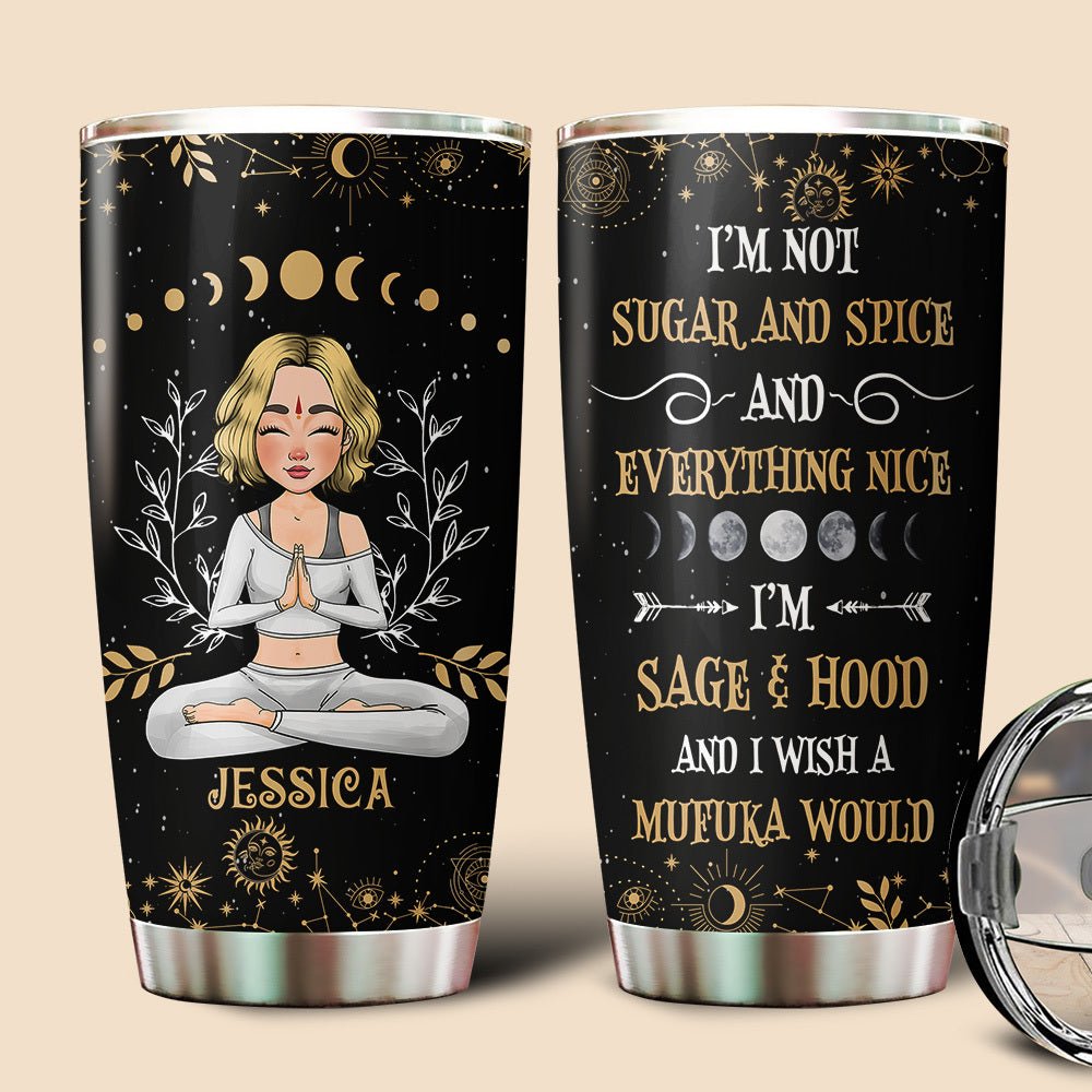 Everything Nice - Personalized Tumbler - Best Gift For Yoga Lovers - Giftago