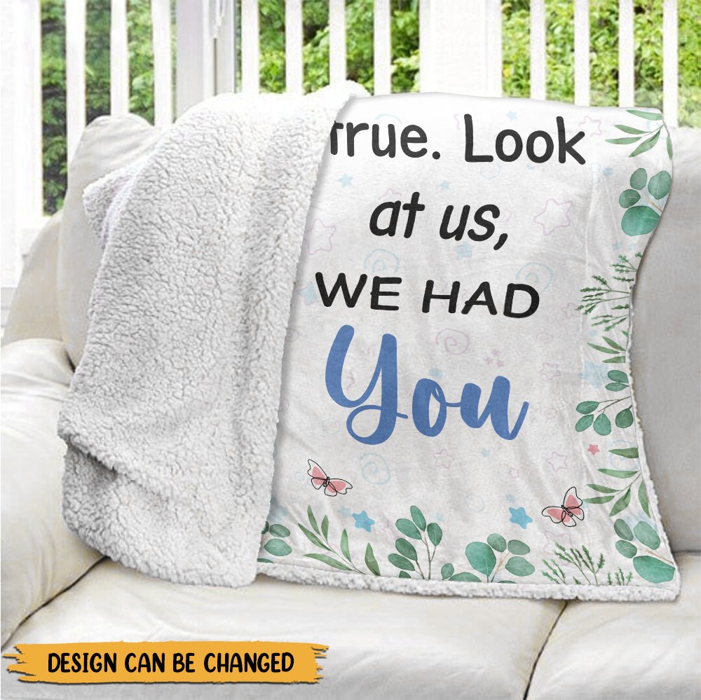 Fairy Tales Come True - Newborn Baby Personalized Blanket - Giftago