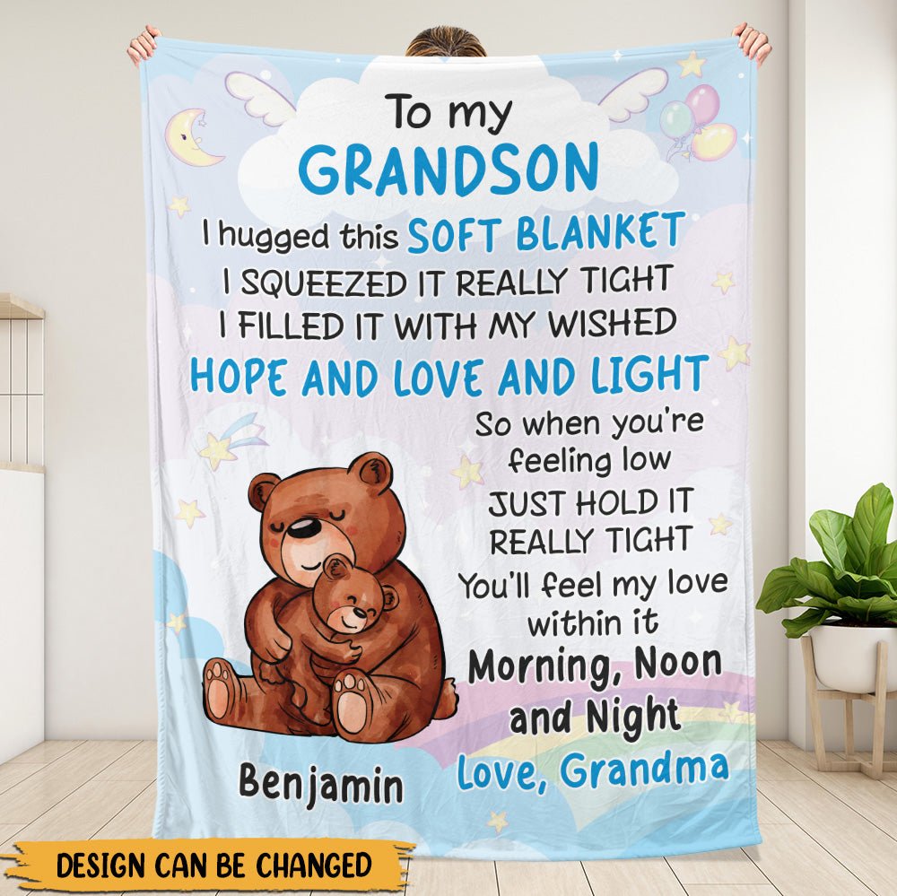 Feel My Love Within Blanket - Personalized Blanket - Giftago