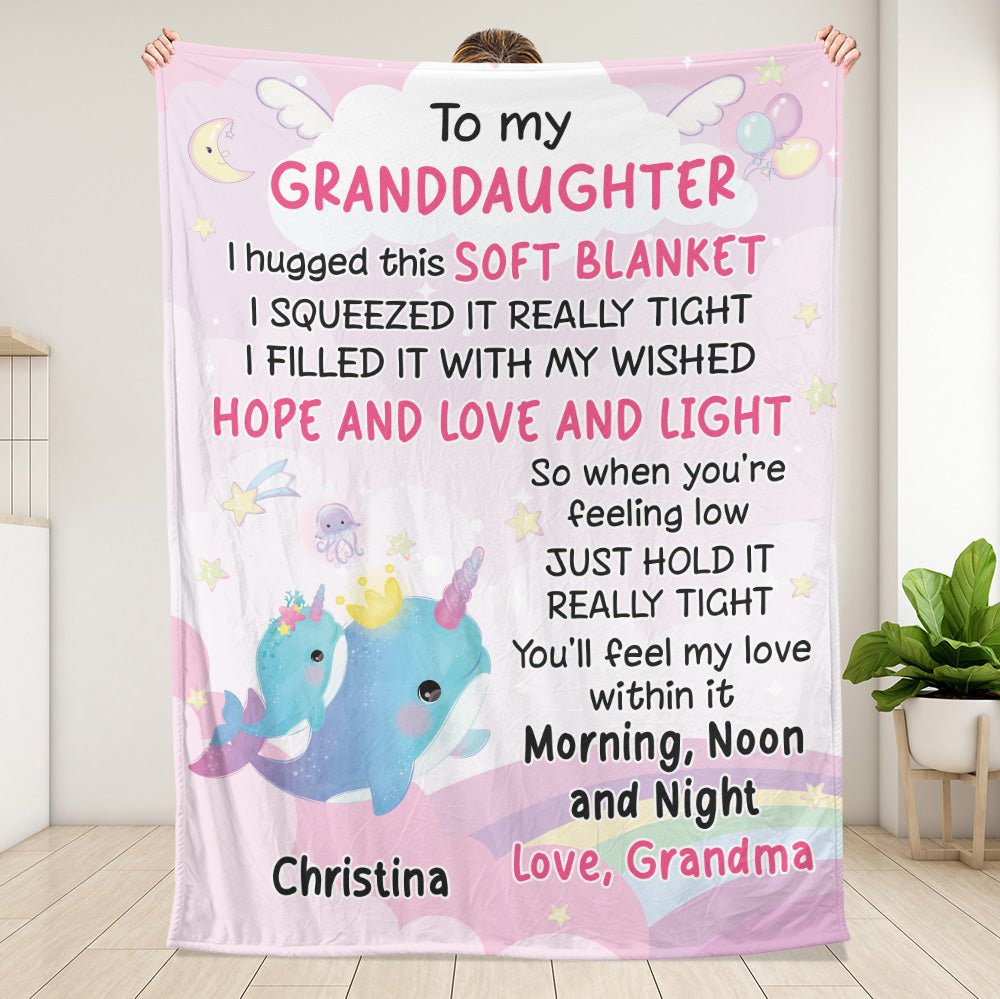 Feel My Love Within Blanket - Personalized Blanket - Giftago