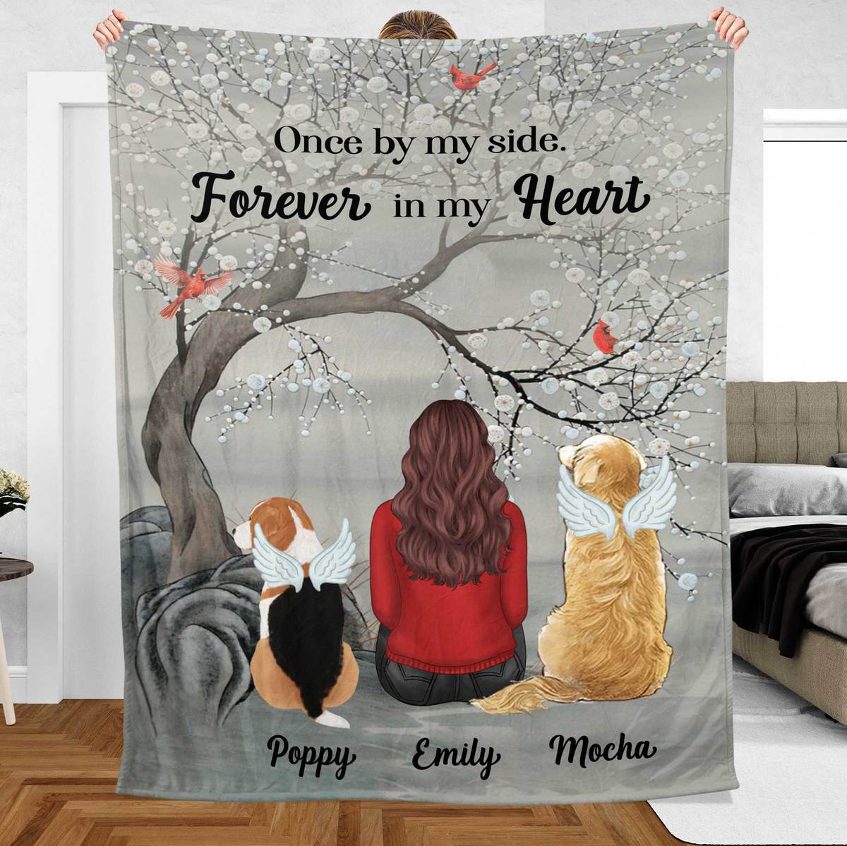 Forever In My Heart - Personalized Blanket - Best Gift For Pet Lovers - Giftago