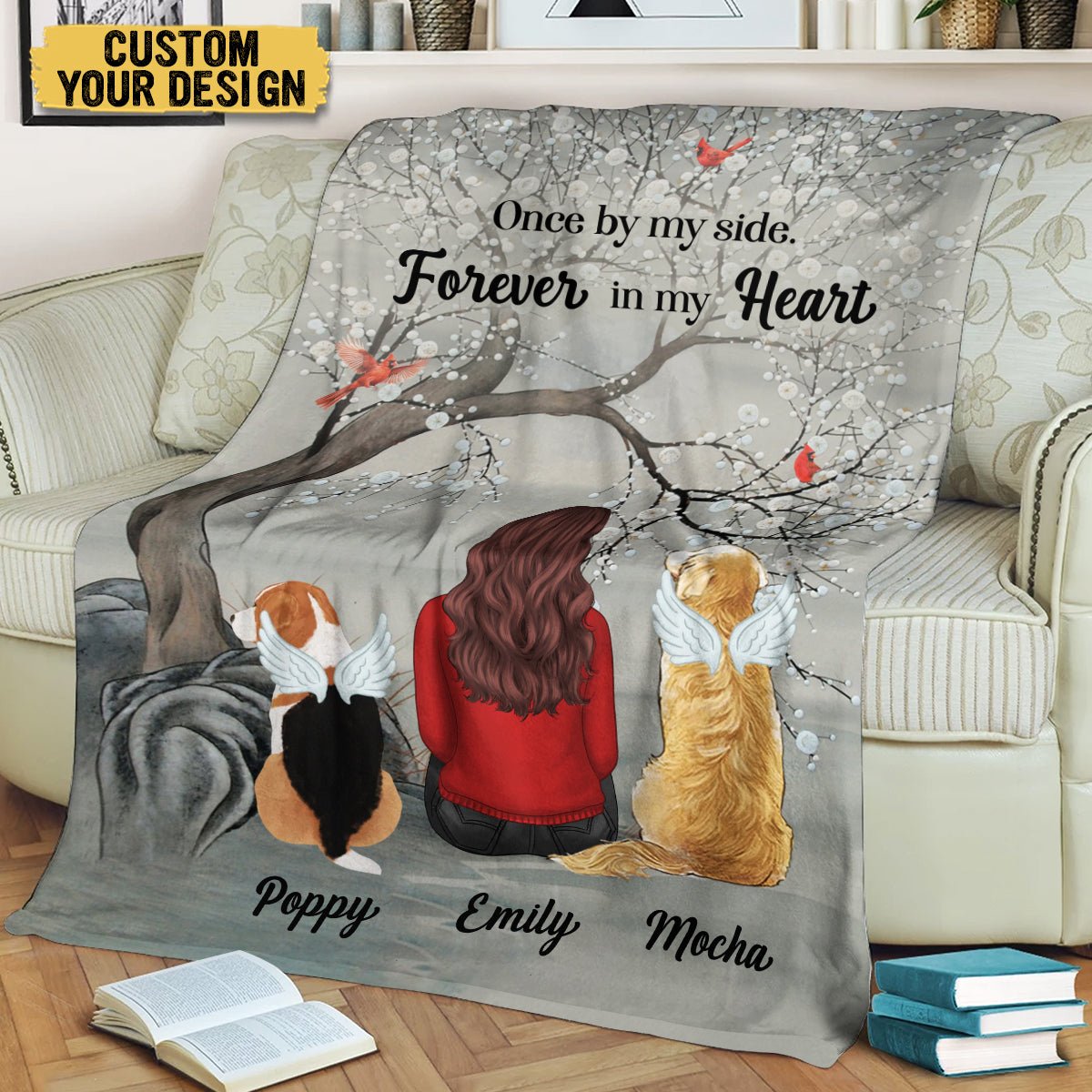 Forever In My Heart - Personalized Blanket - Best Gift For Pet Lovers - Giftago