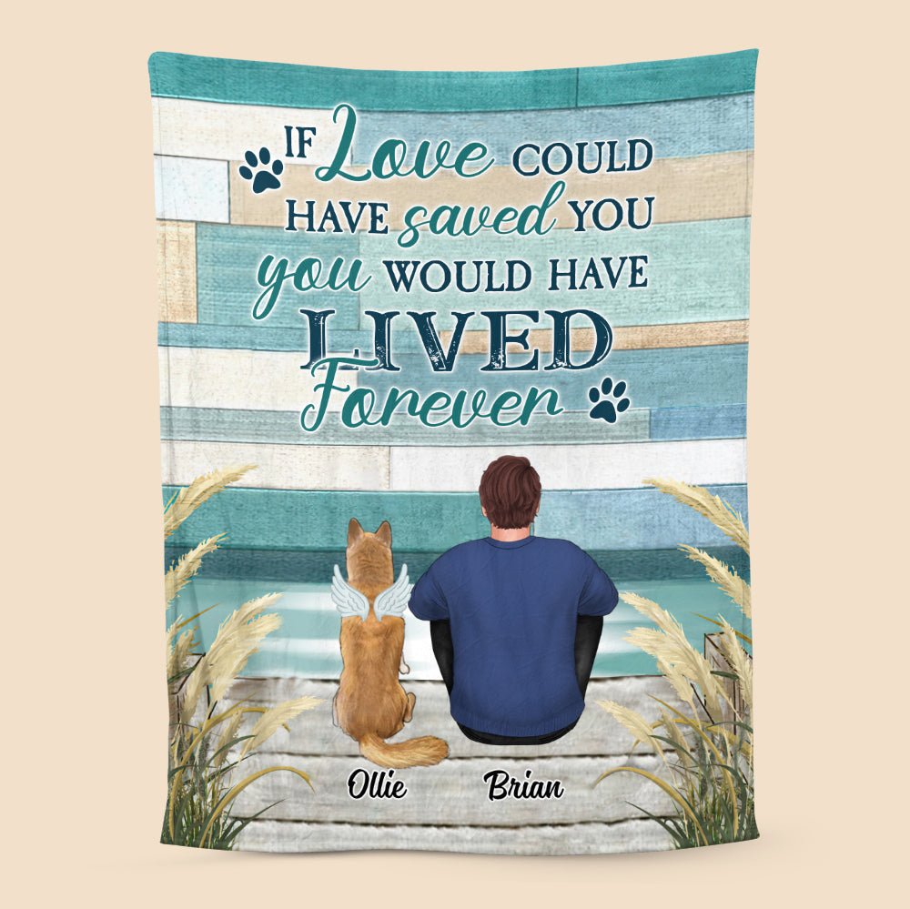Forever In My Heart - Personalized Blanket - Best Gift For Pet Lovers - Giftago
