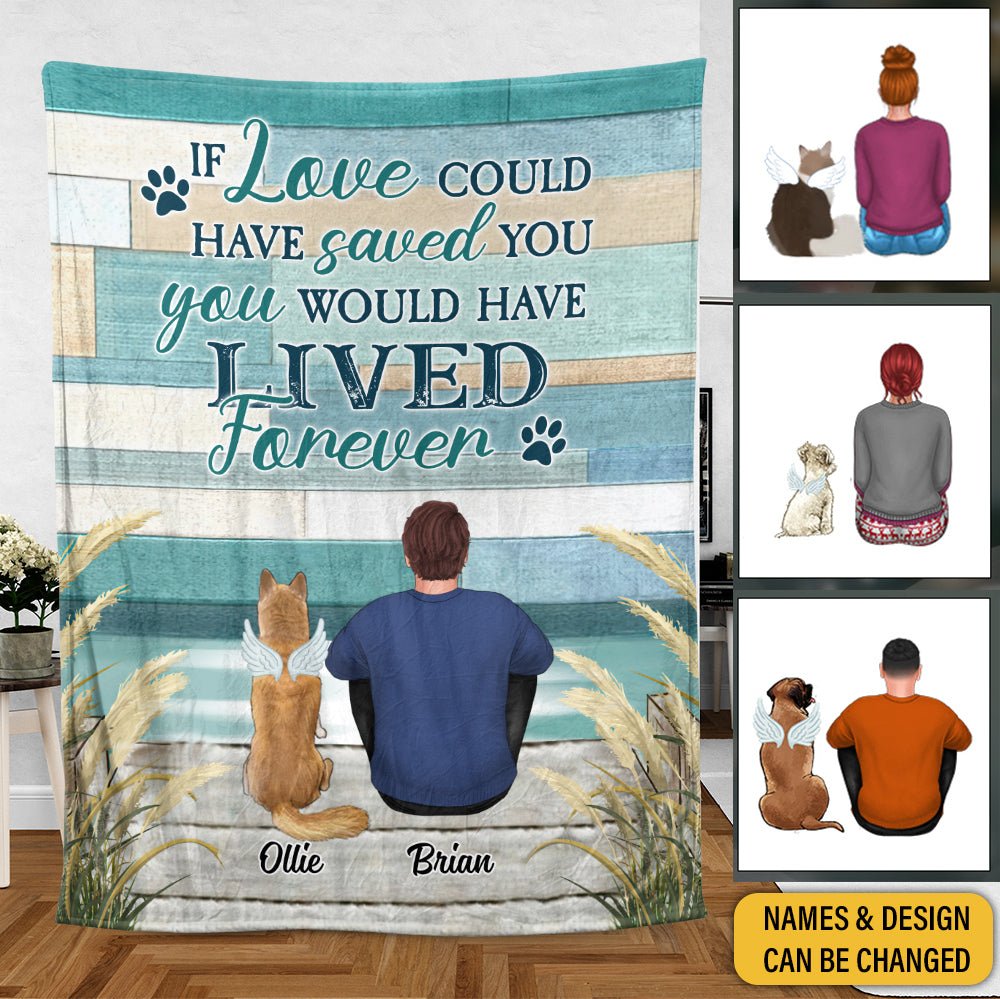 Forever In My Heart - Personalized Blanket - Best Gift For Pet Lovers - Giftago