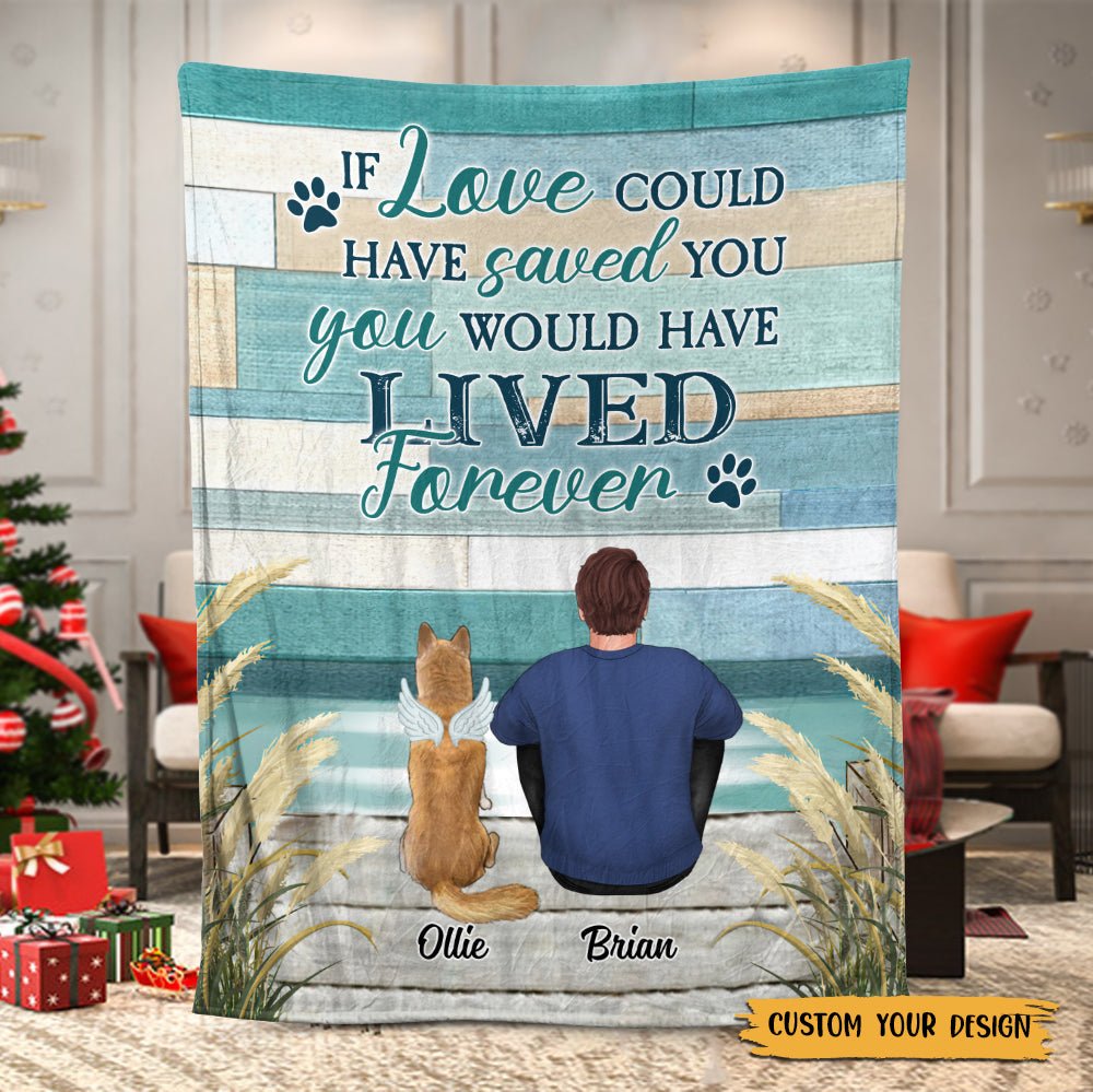 Forever In My Heart - Personalized Blanket - Best Gift For Pet Lovers - Giftago
