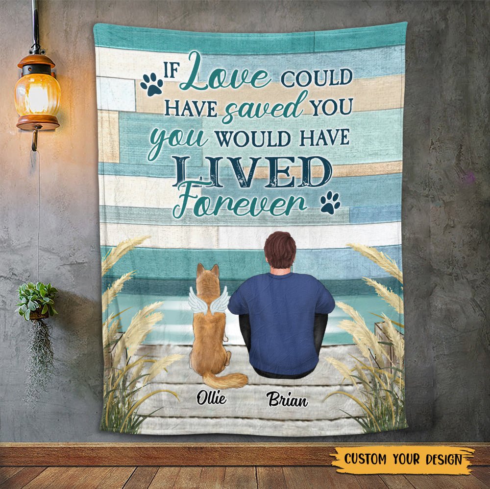 Forever In My Heart - Personalized Blanket - Best Gift For Pet Lovers - Giftago