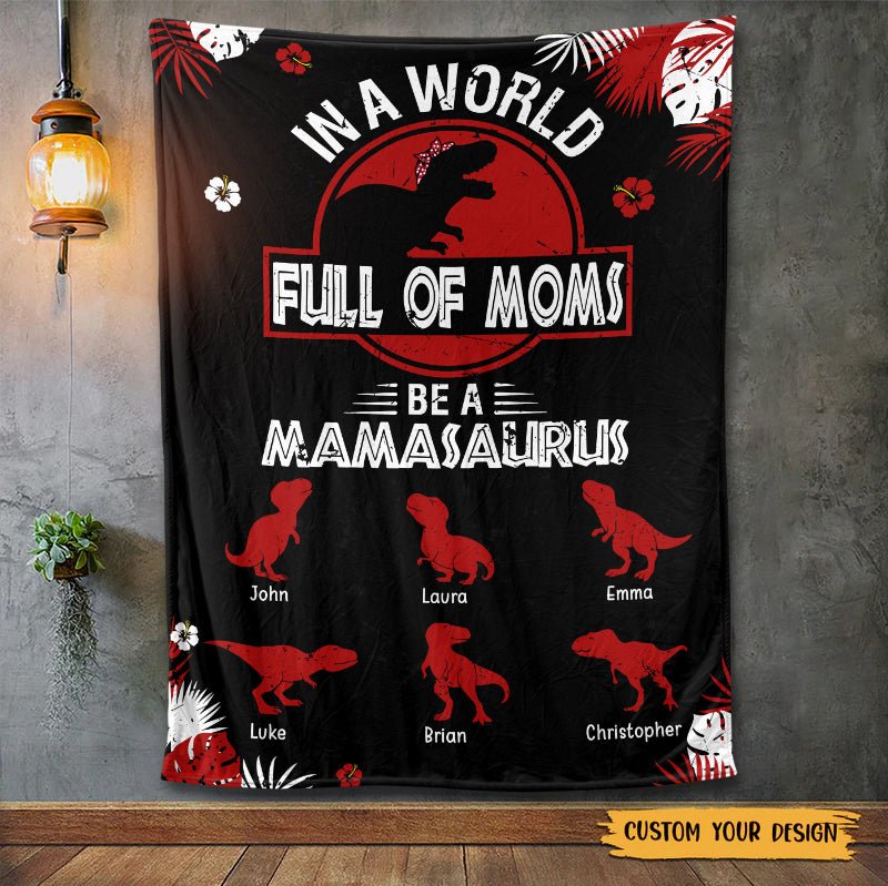Full Of Moms - Personalized Blanket - Best Gift For Mother - Giftago