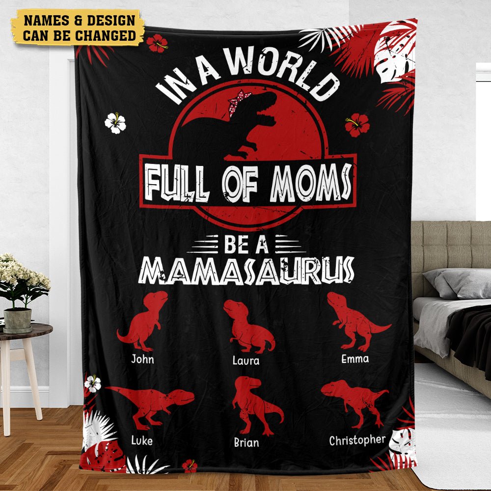 Full Of Moms - Personalized Blanket - Best Gift For Mother - Giftago