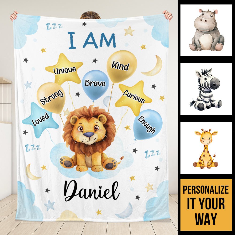 Gift For Newborn Baby - Personalized Blanket