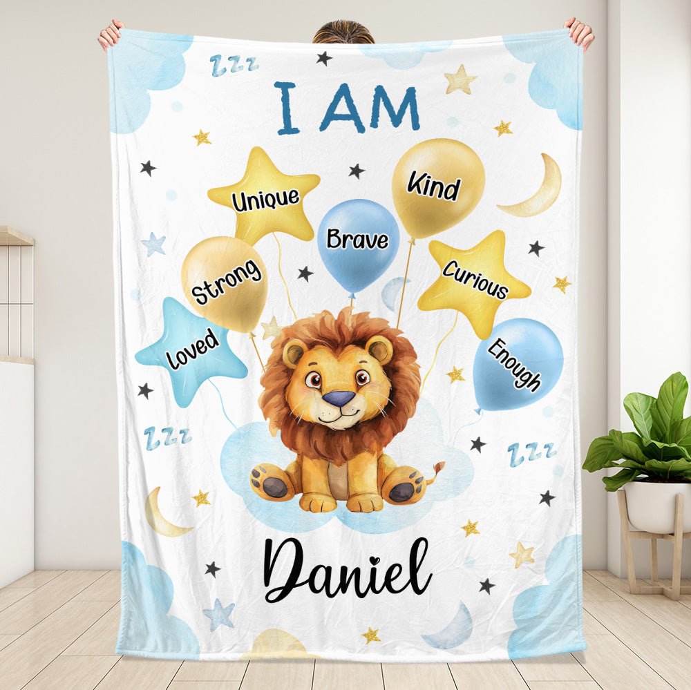 Gift For Newborn Baby - Personalized Blanket