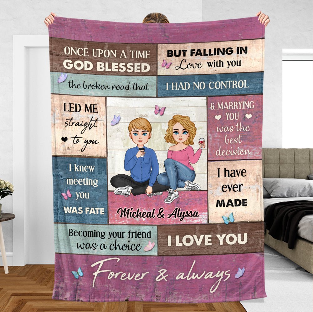 God Blessed - Personalized Blanket - Best Gift For Couple - Giftago