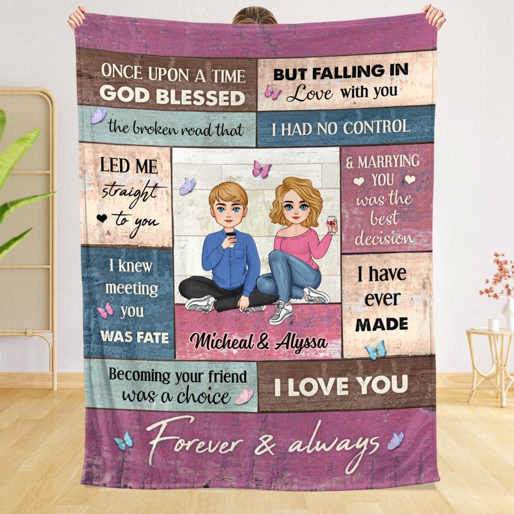 God Blessed - Personalized Blanket - Best Gift For Couple - Giftago
