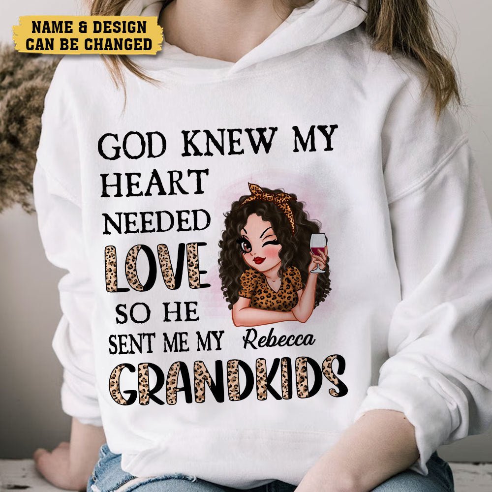 God Knew My Heart - Personalized T-Shirt/ Hoodie - Best Gift For Mother, Grandma - Giftago