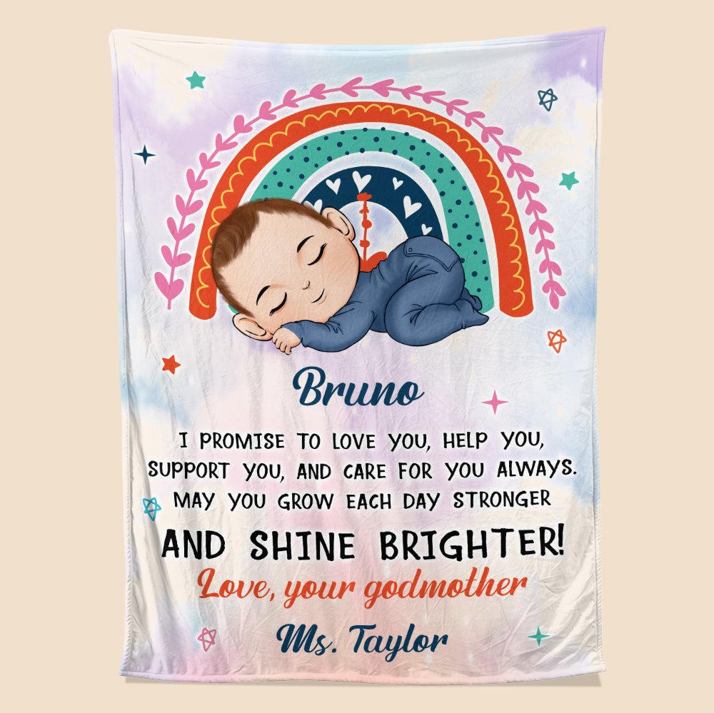God Mother Blanket - Personalized Blanket - Giftago